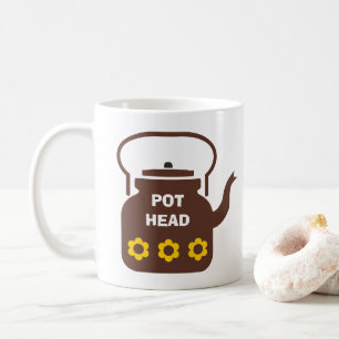 GRAPPIG! Pot Head Mok – Koffie- en Theeliefhebber