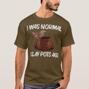 Grappig potentieel voor mannen om keramisch artist t-shirt