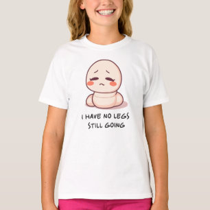 Grappig Potig Karakter Zonder Benen Nog Steeds Gra T-shirt