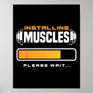Grappig Powerlifting Gewichtstraining Lifting Poster