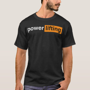 Grappig powerlifting sportscadeau grappig t-shirt