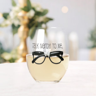 Grappig, praat nerdy tegen me 🍷 wijnglas zonder voet