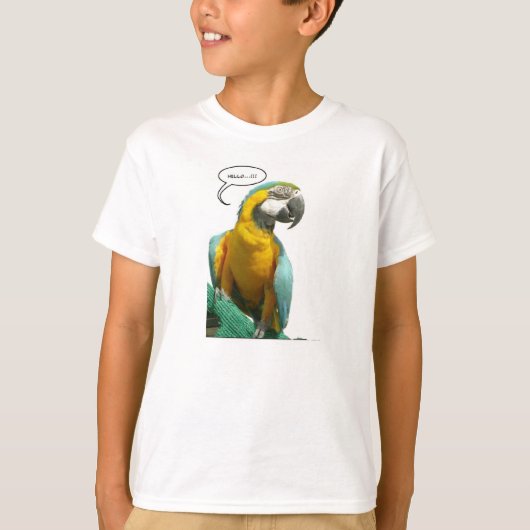 Grappig praatparrot T-Shirt (Voorkant)
