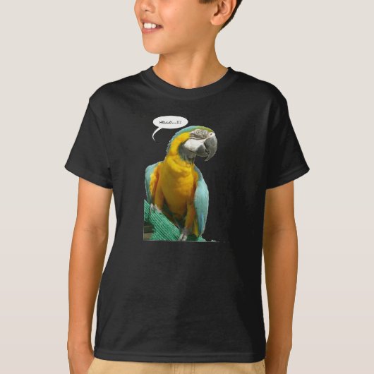 Grappig praatparrot T-Shirt (Voorkant)