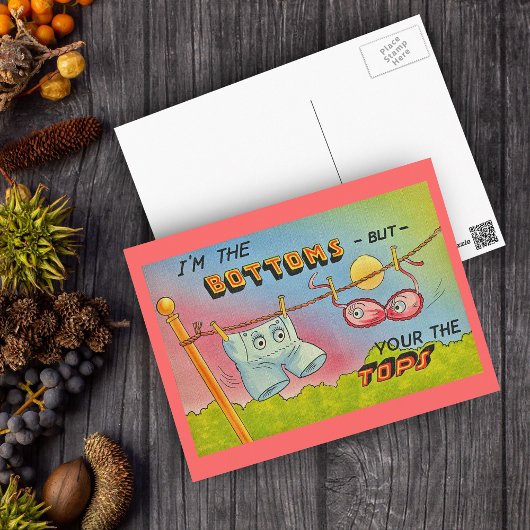 Grappig  Praten Kleding Briefkaart