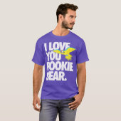 Grappig praten over papegaai Ik hou van je Beer T-shirt (Voorkant volledig)