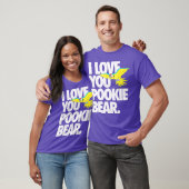 Grappig praten over papegaai Ik hou van je Beer T-shirt (Unisex)