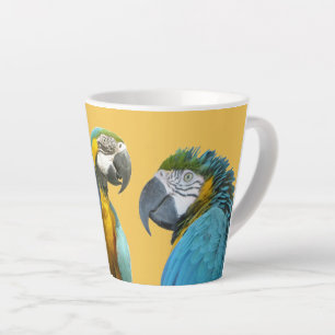 Grappig praten over Parrots Cust. BG Latte Mok