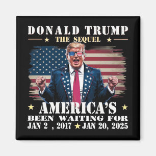 Grappig President Donald Trump Inauguratiedag 2025 Magneet