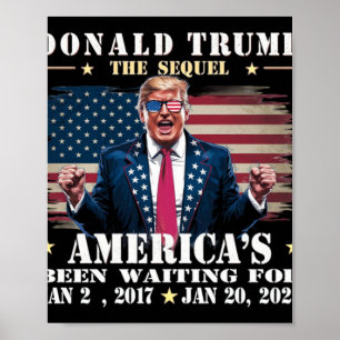 Grappig President Donald Trump Inauguratiedag 2025 Poster
