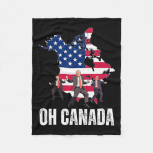 Grappig President Donald Trump Oh Canada Verenigde Fleece Deken