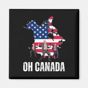 Grappig President Donald Trump Oh Canada Verenigde Magneet