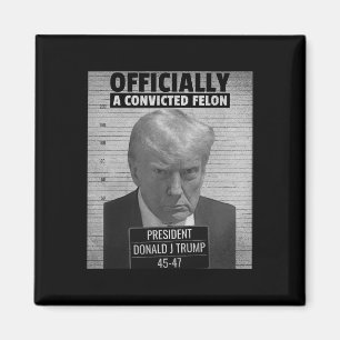 Grappig President Trump is officieel veroordeeld Magneet