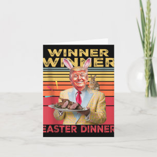 Grappig President Trump Winner Paasdiner Kaart