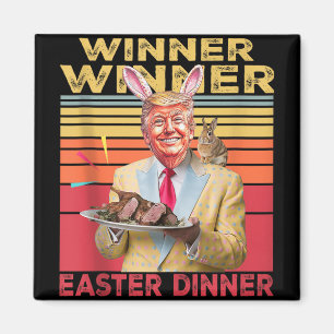 Grappig President Trump Winner Paasdiner Magneet