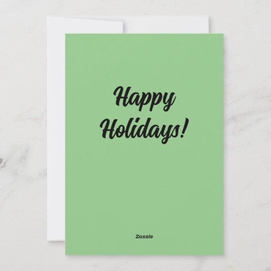 Grappig Prettig kerstfeest Kerstman op zomerse sur Feestdagenkaart (Achterkant)