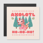 Grappig Prettig Kerstmis Axolotl Ho-Ho-Ho! (Voorkant / Achterkant)