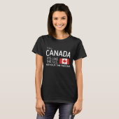 Grappig Pro Canada Shirt, het is als de Verenigde  T-shirt (Voorkant volledig)