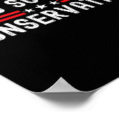 Grappig Pro Conservatief Trots Republikeins Politi Poster (Hoek)