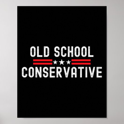 Grappig Pro Conservatief Trots Republikeins Politi Poster (Voorkant)