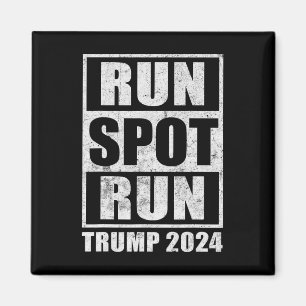Grappig Pro Trump 2024 Run Spot Run Trump Kamala D Magneet