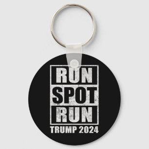 Grappig Pro Trump 2024 Run Spot Run Trump Kamala D Sleutelhanger