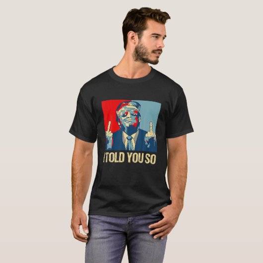 Grappig Pro Trump dat ik je zo'n 45e President heb T-shirt (Voorkant volledig)