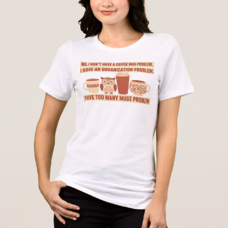 Grappig Probleem met Verzamelen van Koffiekopjes O Tri-Blend Shirt