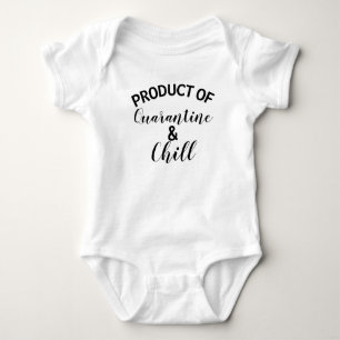 Grappig product van quarantaine en chill romper