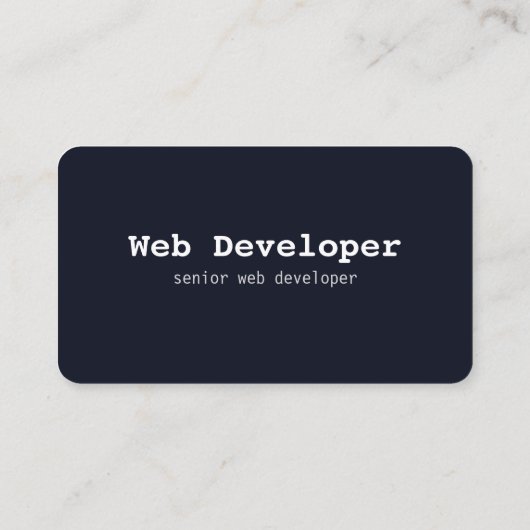 Grappig programmeur visitekaartje| ontwikkelaar visitekaartje (Achterkant)