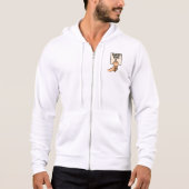 Grappig protest teken tarief deze middelvinger hoodie (Voorkant)