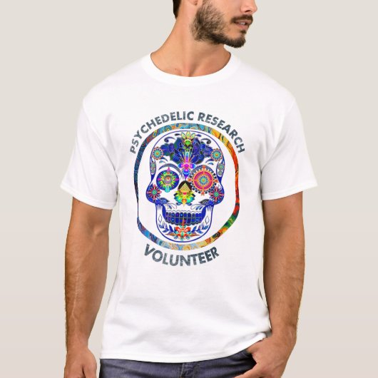 Grappig psychedelisch onderzoek t-shirt (Voorkant)