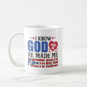 Grappig Puerto Rico Heritage Quote Koffiemok (Links)