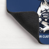 Grappig Pug en Gaming Dierenvriend cadeau Muismat (Hoek)