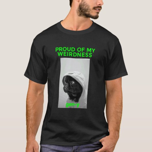 Grappig Pug-hond Cadeau Idee T-shirt (Voorkant)