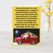 Grappig Pun Onze Heer Een Handleiding Vrolijk Kers Kaart (Gele Bloem)