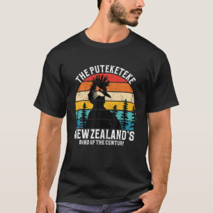Grappig Puteketeke Nieuw-Zeeland is Vogel van de E T-shirt