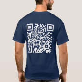 Grappig QR President Trump 2024 Trump Dancing Code T-shirt (Achterkant)