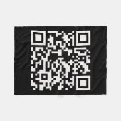 Grappig QR-President Trump 4547 Dansende danspasje Fleece Deken (Voorkant (Horizontaal))