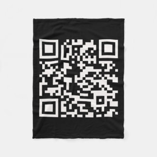 Grappig QR-President Trump 4547 Dansende danspasje Fleece Deken