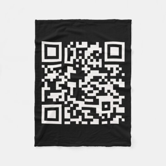 Grappig QR-President Trump 4547 Dansende danspasje Fleece Deken (Voorkant)