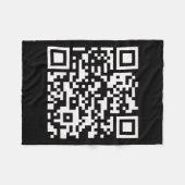 Grappig QR-President Trump 4547 Dansende danspasje Fleece Deken (Voorkant (Horizontaal))