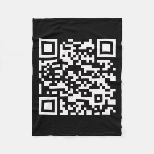 Grappig QR-President Trump 4547 Dansende danspasje Fleece Deken (Voorkant)