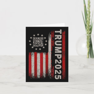 Grappig QR President Trump 4547 T-shirt Trump Danc Kaart
