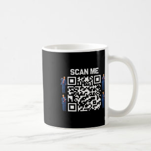 Grappig QR President Trump 4547 T-shirt Trump Danc Koffiemok