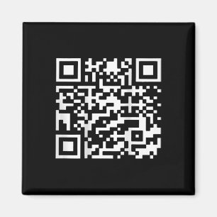 Grappig QR President Trump 4547 T-shirt Trump Danc Magneet