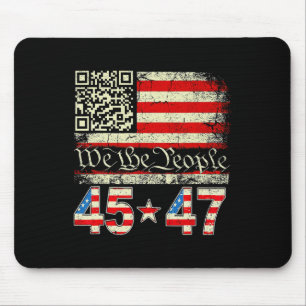 Grappig QR President Trump 4547 T-shirt Trump Danc Muismat