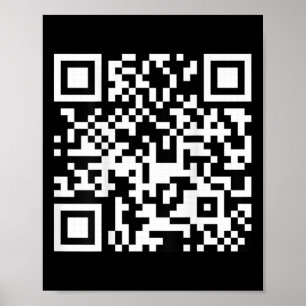 Grappig QR President Trump 4547 T-shirt Trump Danc Poster