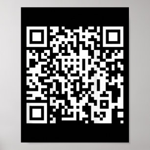 Grappig QR President Trump 4547 T-shirt Trump Danc Poster