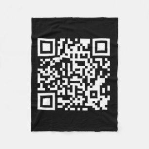 Grappig QR President Trump 4547 Trump Dancing Code Fleece Deken